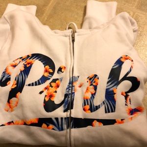 Victoria’s Secret Pink Zip up Hooded Sweatshirt